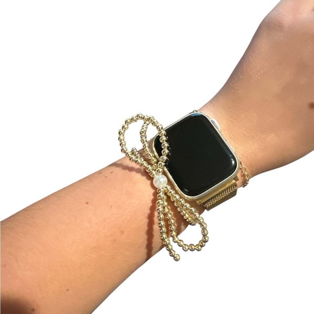 Beaded Bow Bracelet